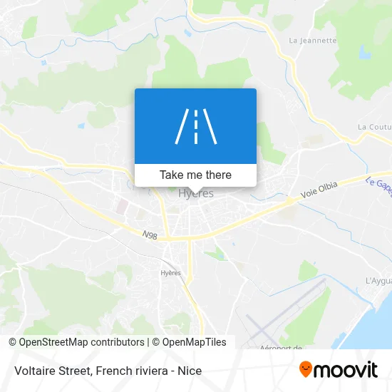 Mapa Rue Voltaire