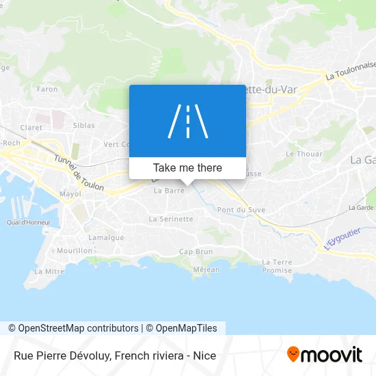 Rue Pierre Dévoluy map