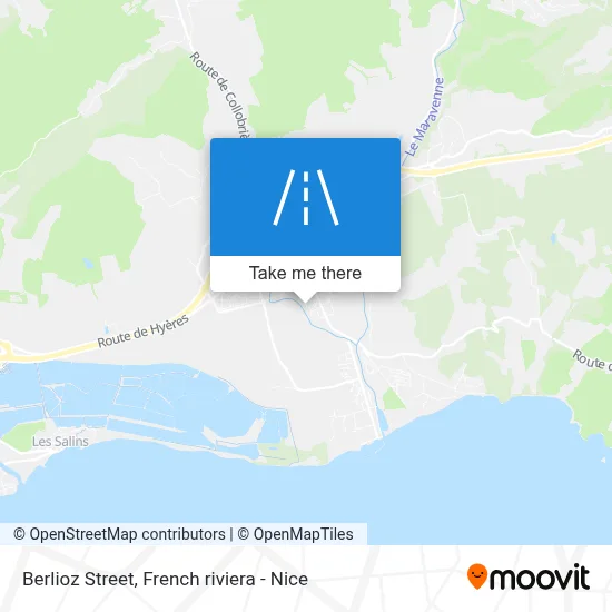 Rue Berlioz map