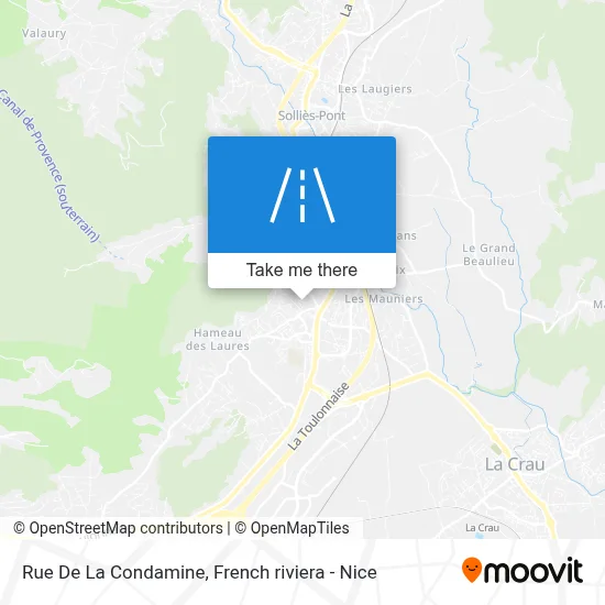 Mapa Rue De La Condamine