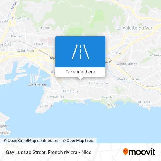 Mapa Rue Gay Lussac