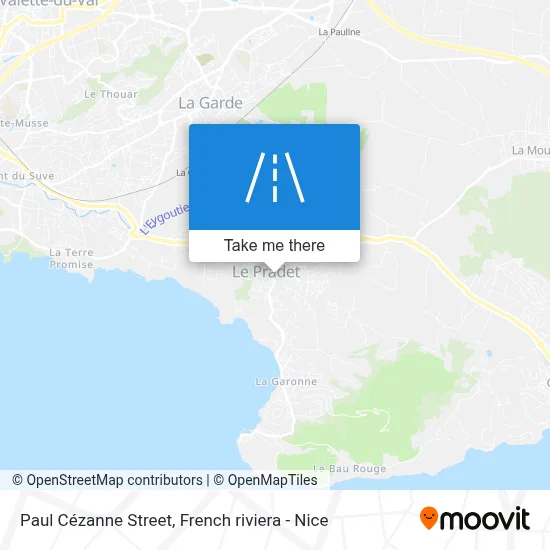 Rue Paul Cézanne map