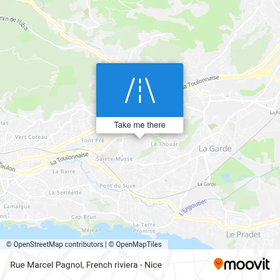 Mapa Rue Marcel Pagnol