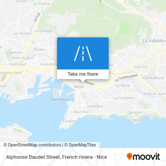Mapa Rue Alphonse Daudet