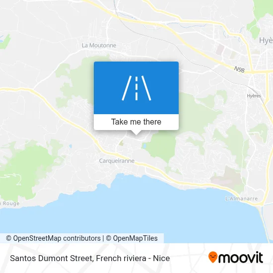 Rue Santos Dumont map