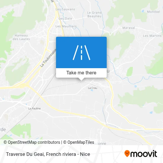 Traverse Du Geai map