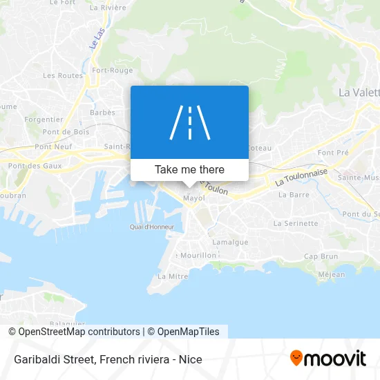 Rue Garibaldi map