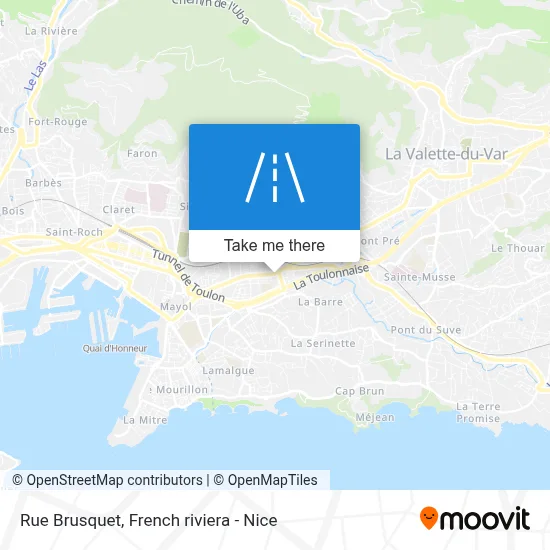 Rue Brusquet map