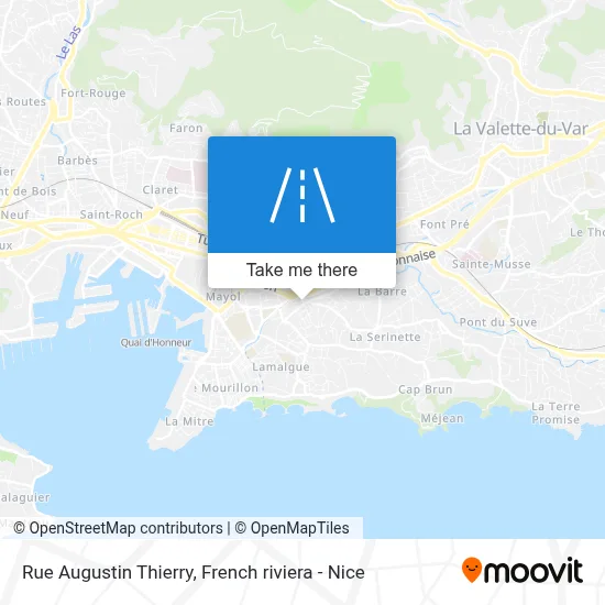 Rue Augustin Thierry map