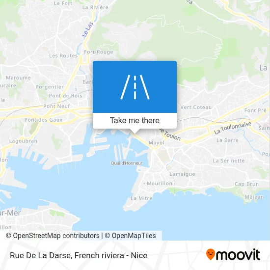 Rue De La Darse map