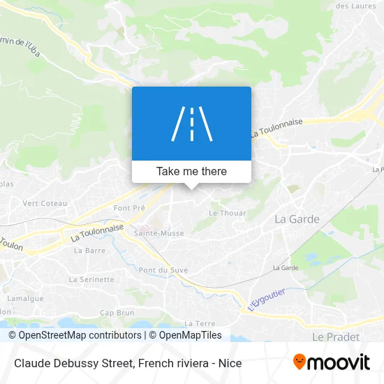 Rue Claude Debussy map