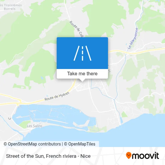 Mapa Rue Du Soleil
