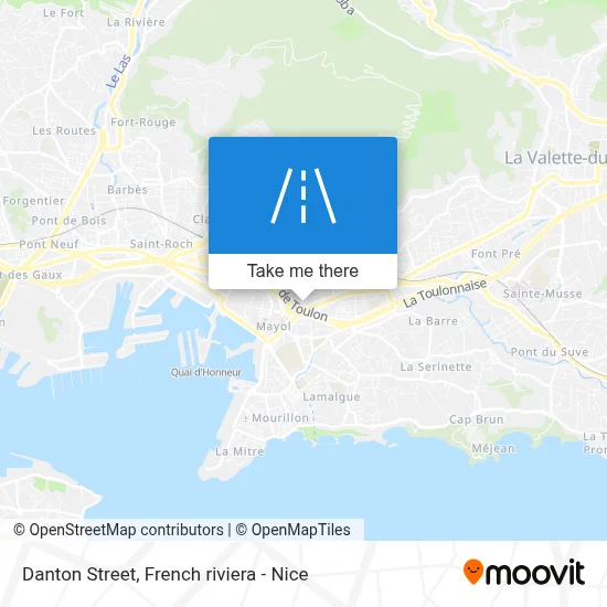 Rue Danton map