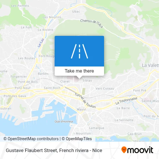 Mapa Rue Gustave Flaubert