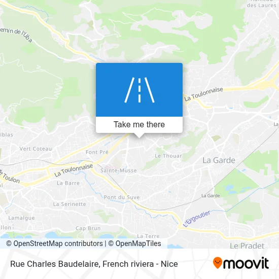 Rue Charles Baudelaire map