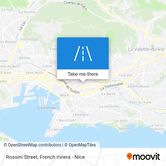 Rue Rossini map