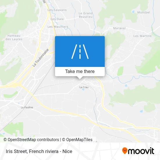Rue Des Iris map