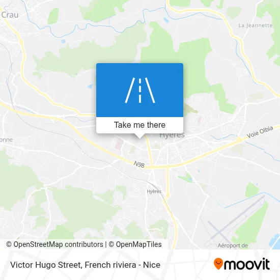Mapa Rue Victor Hugo