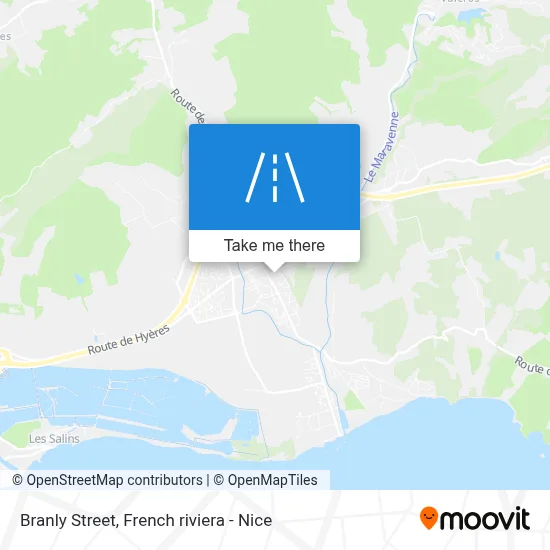 Rue Branly map