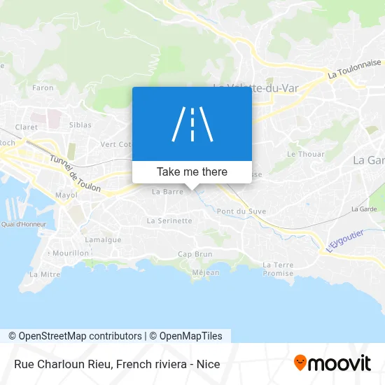 Rue Charloun Rieu map