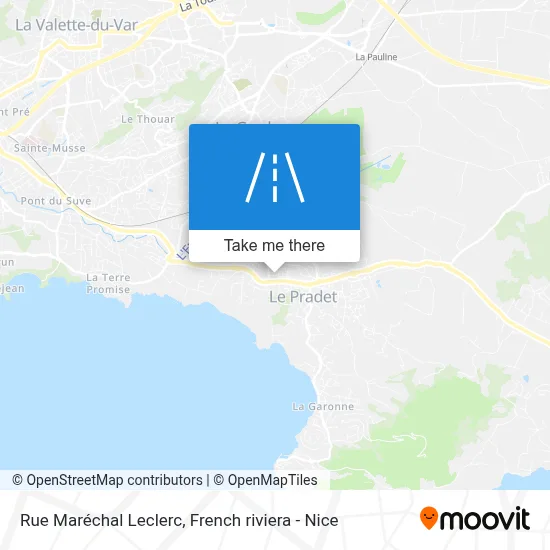 Rue Maréchal Leclerc map
