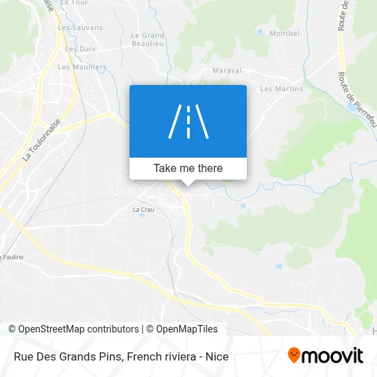 Rue Des Grands Pins map