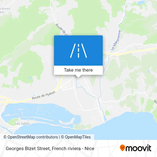 Rue Georges Bizet map
