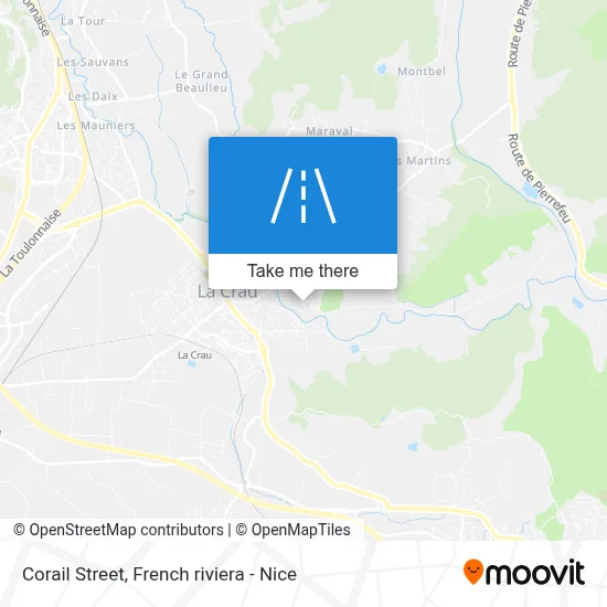Mapa Rue Du Corail