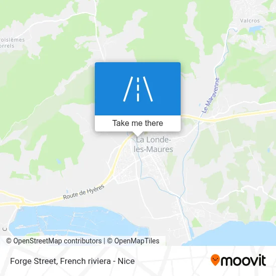 Rue De La Forge map