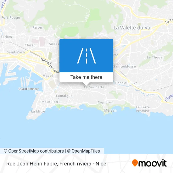 Rue Jean Henri Fabre map