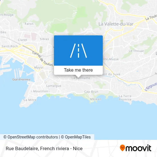 Rue Baudelaire map