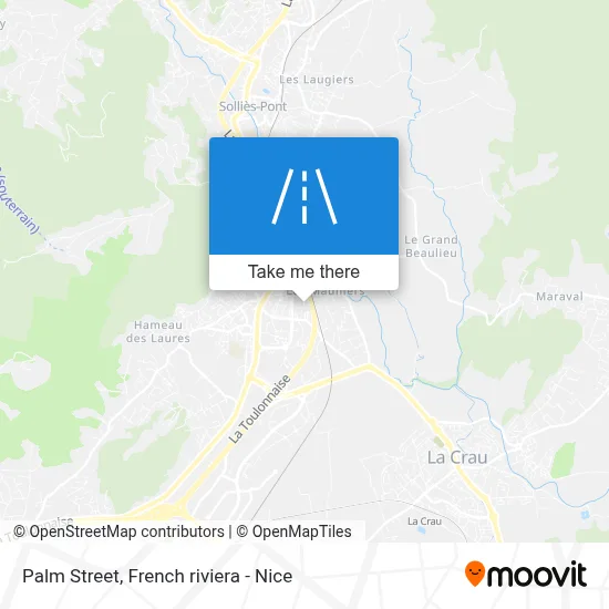 Rue Des Palmiers map