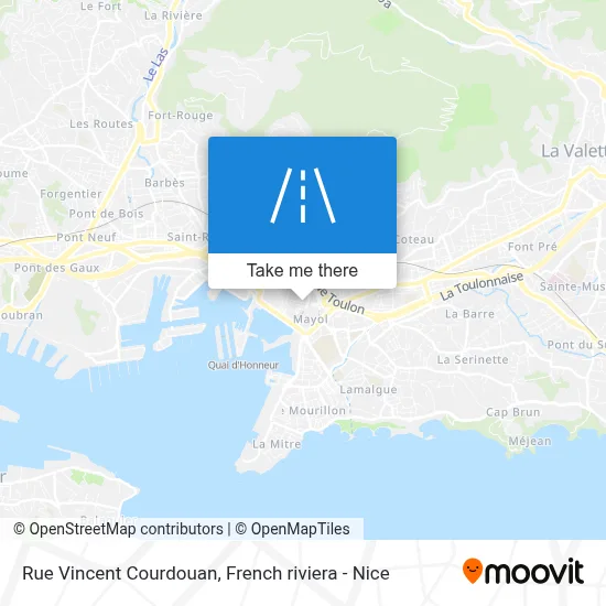 Mapa Rue Vincent Courdouan