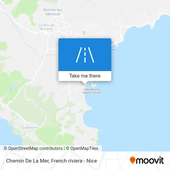 Chemin De La Mer map