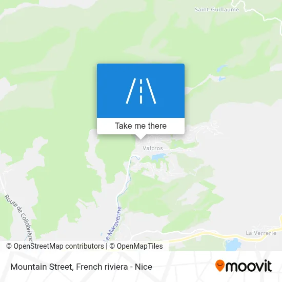 Rue De La Montagne map