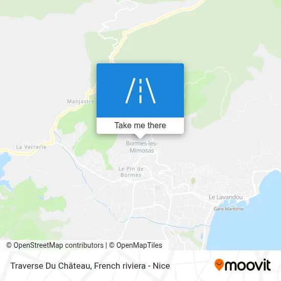 Traverse Du Château map