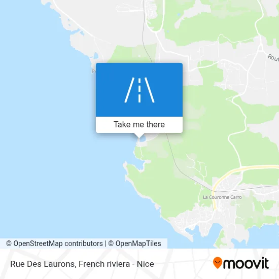 Rue Des Laurons map