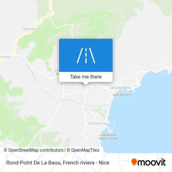 Rond-Point De La Baou map