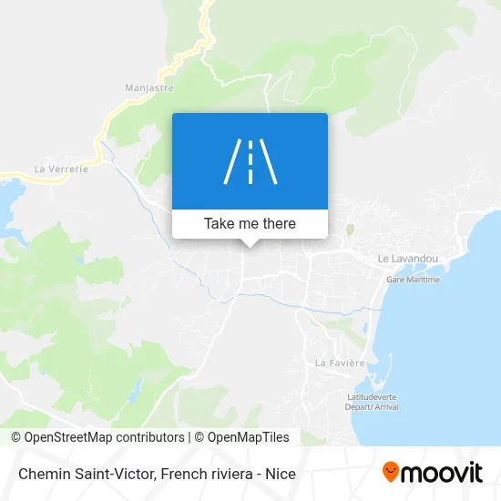 Chemin Saint-Victor map