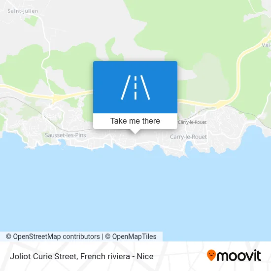 Rue Joliot Curie map