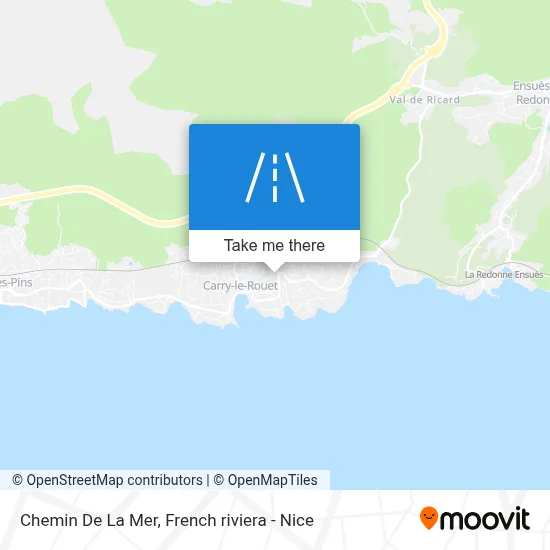 Chemin De La Mer map