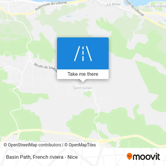 Chemin Du Bassin map