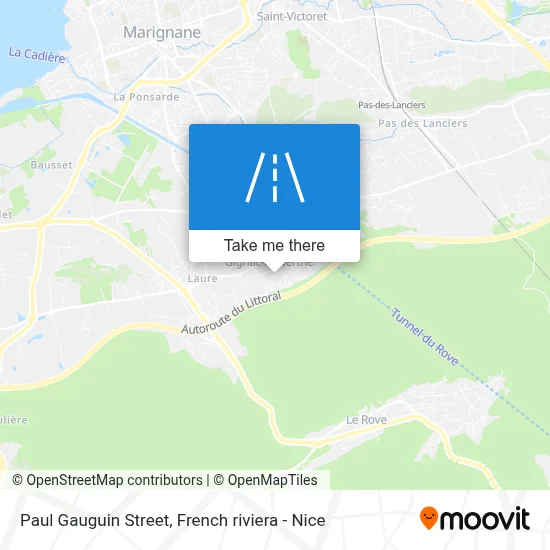 Rue Paul Gauguin map