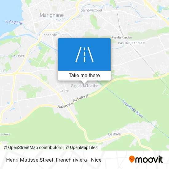 Rue Henri Matisse map