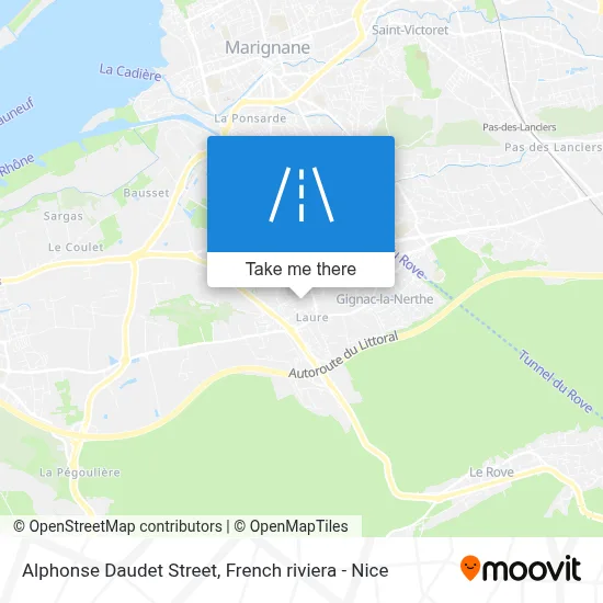 Rue Alphonse Daudet map
