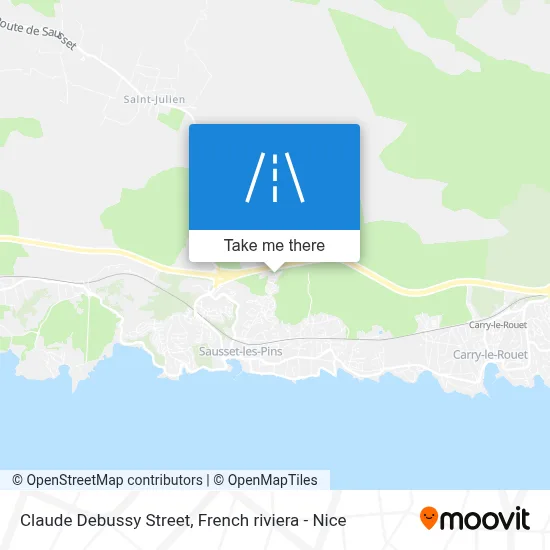 Rue Claude Debussy map
