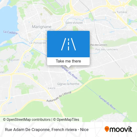 Rue Adam De Craponne map