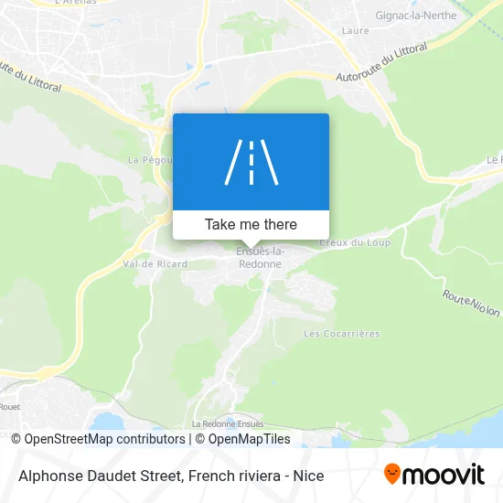 Rue Alphonse Daudet map
