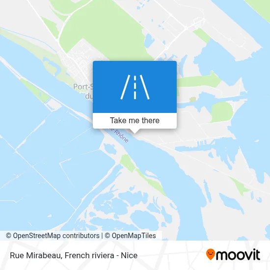 Rue Mirabeau map