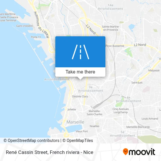 Rue René Cassin map